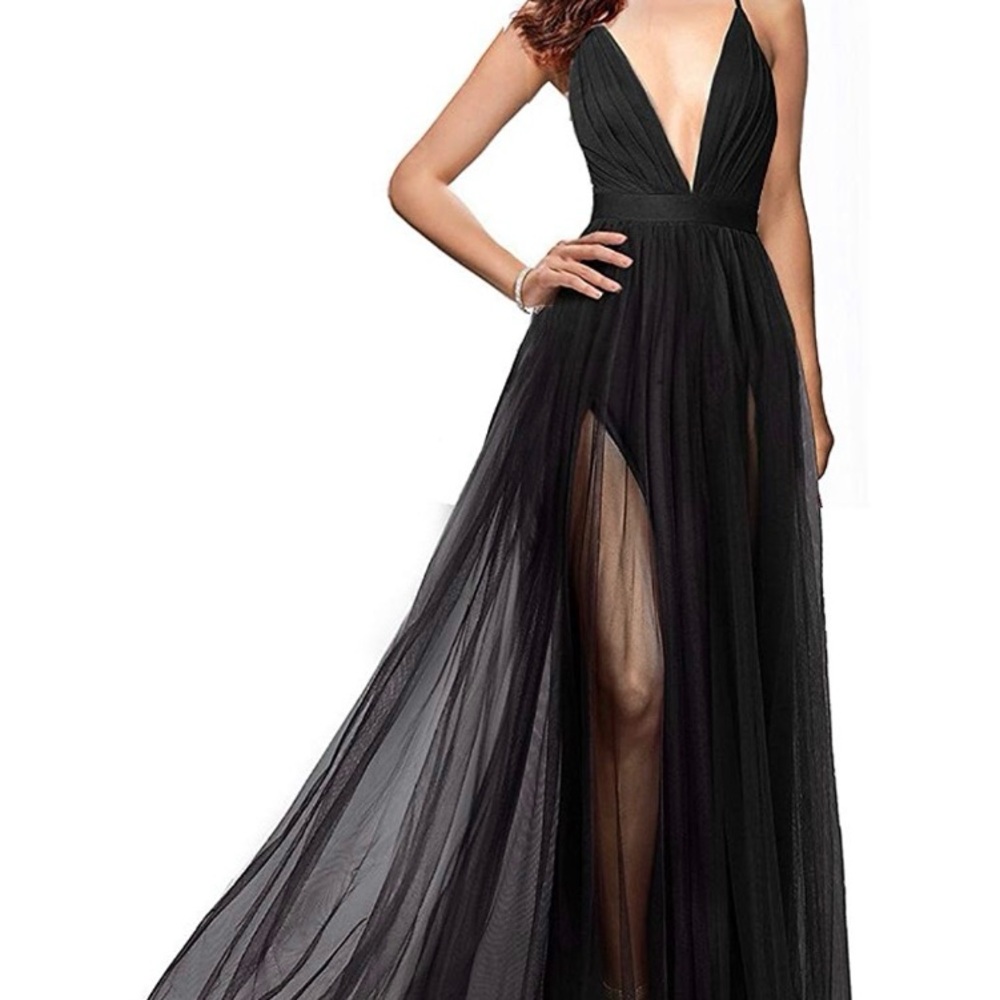 Black tulle dress Size Small